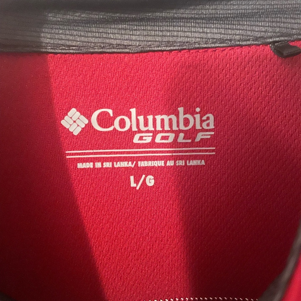 Columbia Golf SIU Salukis 1/4 Zip Pullover Jacket Maroon Men's Large - Picture 3 of 3